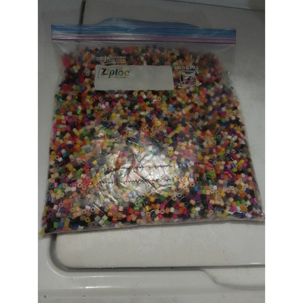 Assorted‎ Multicolor Plastic Beads For Crafting & Making Bracelets